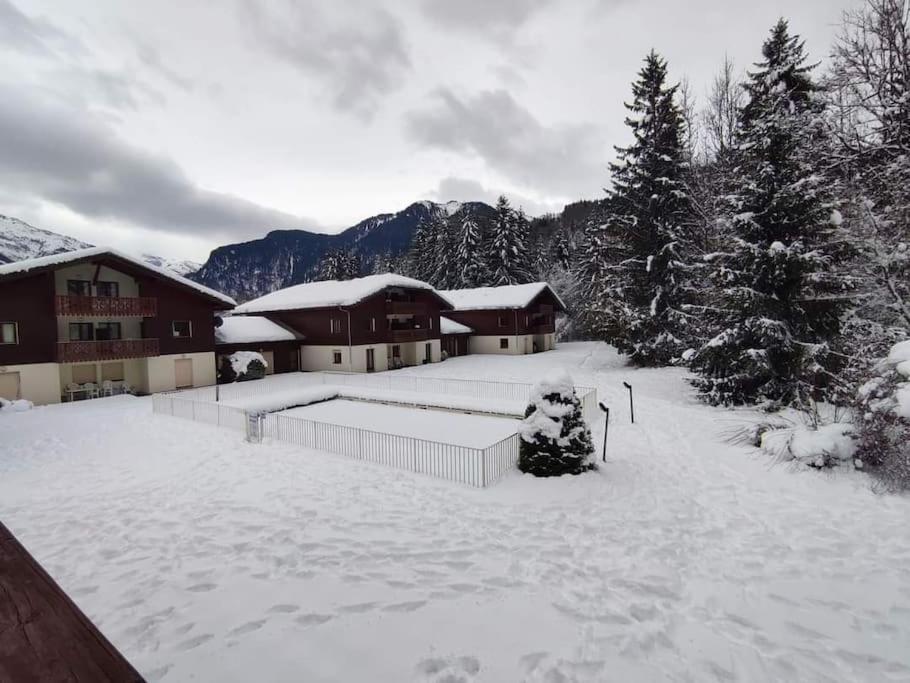 Samoens Residence Grand Tetras 4 Personnes Piscine Extérieur photo